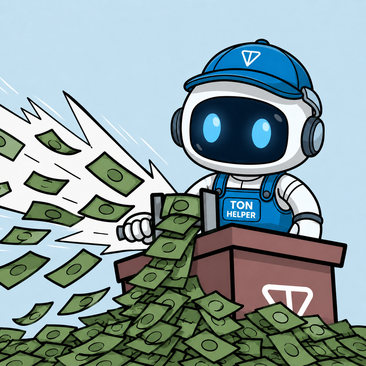 Edy making it rain $TON