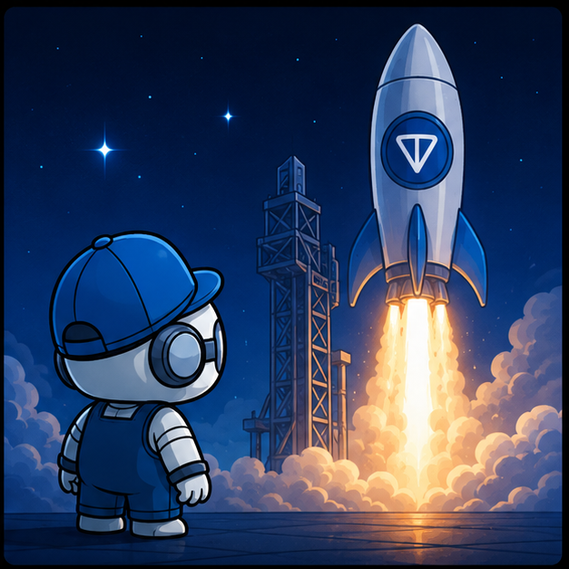 Edy watching the TON rocket launch